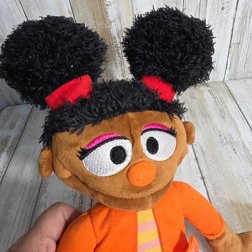 Sesame Street Gabrielle Plush Doll 13 Inch Just Play 2023 Orange Pink Outfit